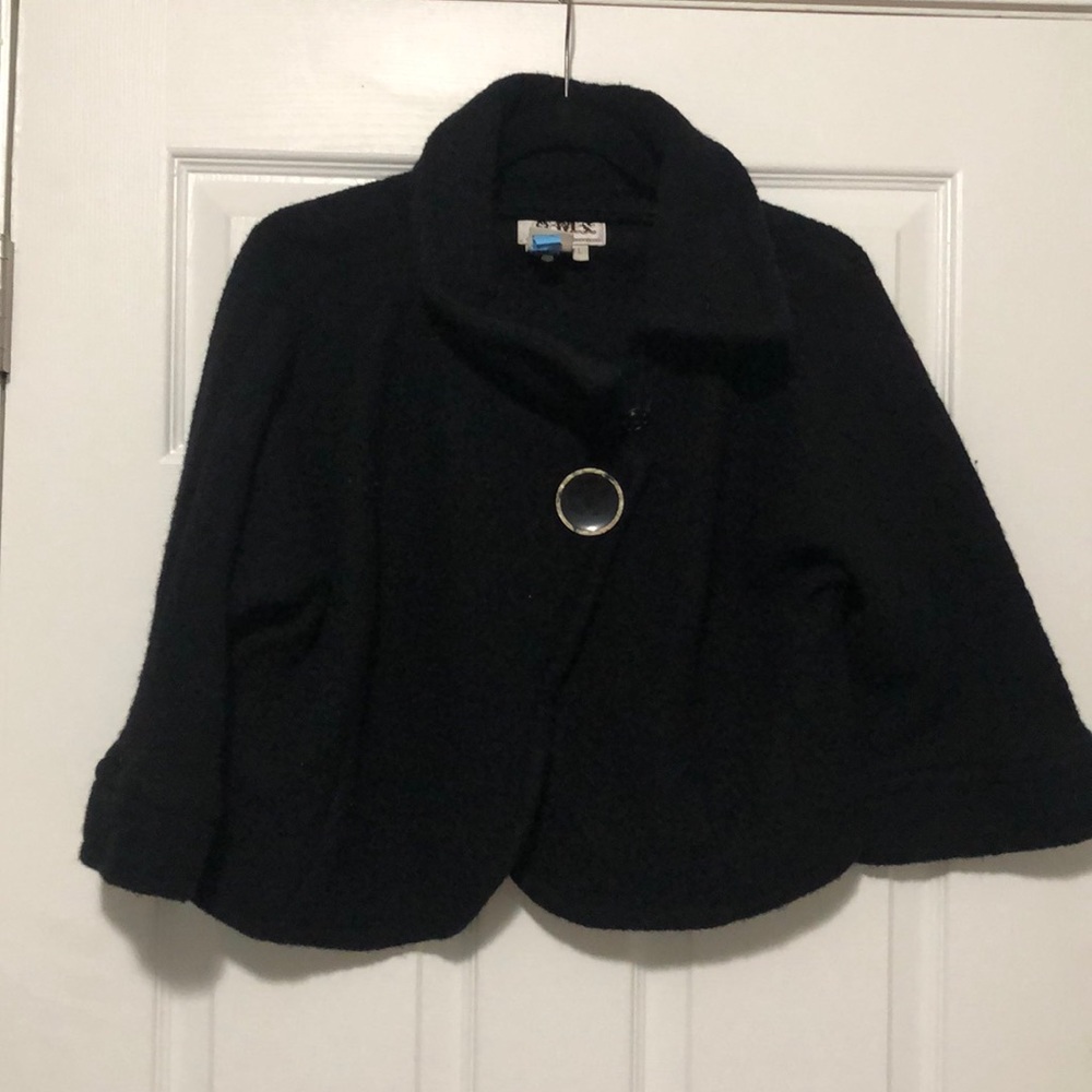 Wool black coat
